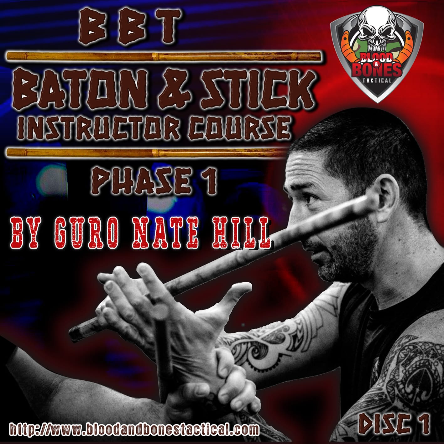 Phase 1 Stick & Baton Instructor Course - Blood and Bones Tactical